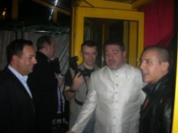 Avec Faudel et Stéphane au Banana en oct 2006